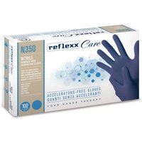 Reflexx N350 Nitrilhandschuhe ohne Beschleuniger, mikrorau, 3,2 g, Kat. 3, 100 Stück, S Reflexx N350 Nitrilhandschuhe ohne Beschleuniger, mikrorau, 3,2 g, Kat. 3, 100 Stück, S von REFLEXX