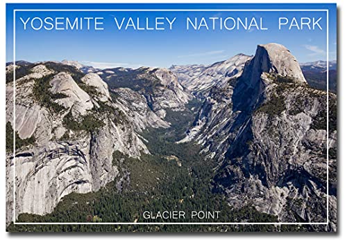 Glacier Point Yosemite Valley National Park Reise-Kühlschrankmagnet, 6,3 x 8,9 cm von REFRIGERATOR MAGNET