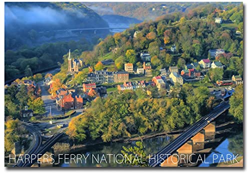 Harpers Ferry National Historical Park, West Virginia Kühlschrankmagnet, Dekorative Magnet, Größe 6,3 x 8,9 cm Harpers Ferry National Historical Park, West Virginia Kühlschrankmagnet, Dekorative Magnet, Größe 6,3 x 8,9 cm von REFRIGERATOR MAGNET