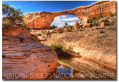 Natural Bridges National Monument, Utah Reise-Kühlschrankmagnet, Größe 6,3 x 8,9 cm von REFRIGERATOR MAGNET