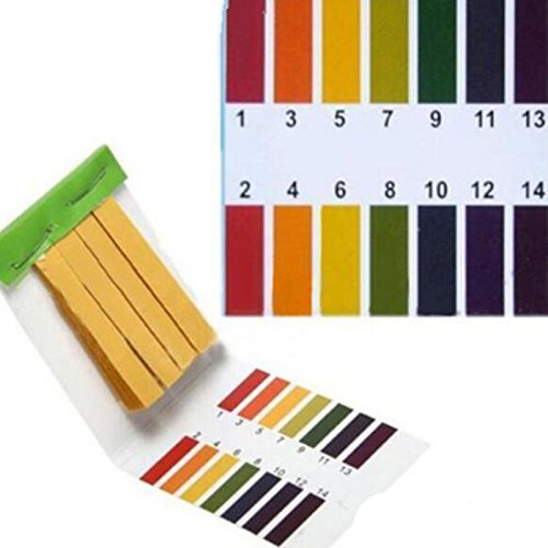 REFURBISHHOUSE 3 Set 240 Streifen professional 1-14 pH Lackmuspapier pH Teststreifen Wasser Kosmetik Boden pH-Test Papierstreifen mit Kontrollkarte von REFURBISHHOUSE