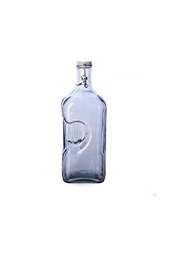 REGA-LIZ San Miiguel Kühlschrank-Flasche, 2 l, Blau, recyceltes Glas von TABLE PASSION
