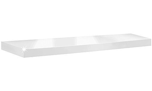 Dolle Regalboden Big Boy 115 x 25 cm, 50 mm, Hochglanz weiß Regalboden von REGALRAUM