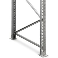 Regalwerk ARTUS-Stützrahmen HxT 5000x800 mm pulverbeschichtet inkl. Montagemat. unmontiert von REGALWERK