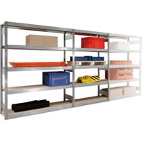 Regalwerk BERT-Großfachregal 350 kg Set 4 1 x Grundf. + 4 x Anbauf. HxBxT 2000x1695x600 mm Regalwerk BERT-Großfachregal 350 kg Set 4 1 x Grundf. + 4 x Anbauf. HxBxT 2000x1695x600 mm von REGALWERK