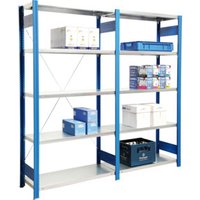 Regalwerk BERT-Lagerregal Anbaufeld LR 6011 HxBxT 2000x875x400 mm Stecksystem von REGALWERK