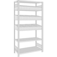 Regalwerk BERT-Regalmodul 2 Grundfeld HxBxT 2000x1005x500 mm Stecksystem Rahmen RAL 7035 Regalwerk BERT-Regalmodul 2 Grundfeld HxBxT 2000x1005x500 mm Stecksystem Rahmen RAL 7035 von REGALWERK