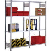 Regalwerk BERT-Standard-Lagerregal Anbaufeld HxBxT1800x875x300 mm Stecksystem verzinkt von REGALWERK