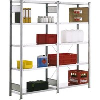 Regalwerk BERT-Standardregal Anbaufeld HxBxT 2000x1285x400 mm Stecksystem RAL 7035 Regalwerk BERT-Standardregal Anbaufeld HxBxT 2000x1285x400 mm Stecksystem RAL 7035 von REGALWERK