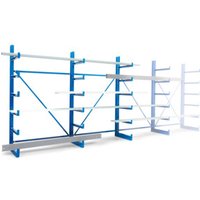 Regalwerk KARL-Kragarmregal TYP 1 Set 3 einseitig feste Arme 1xGF + 3xAF HxB 2000x1250 mm Regalwerk KARL-Kragarmregal TYP 1 Set 3 einseitig feste Arme 1xGF + 3xAF HxB 2000x1250 mm von REGALWERK