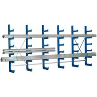 Regalwerk KARL Kragarmregal verstellbar Anbaufeld HxB 2000x1000mm Nutztiefe: 2x800mm Regalwerk KARL Kragarmregal verstellbar Anbaufeld HxB 2000x1000mm Nutztiefe: 2x800mm von REGALWERK