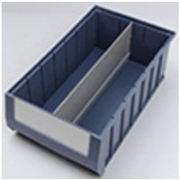 Regalwerk Längsteiler für Regalkasten Stahlblech, weiss lackiert Regalwerk Längsteiler für Regalkasten Stahlblech, weiss lackiert von REGALWERK