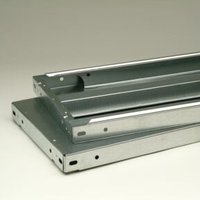 Regalwerk RUDI-Stahl-Fachboden verzinkt B x T 870 x 300 mm Tragkraft 350 kg Regalwerk RUDI-Stahl-Fachboden verzinkt B x T 870 x 300 mm Tragkraft 350 kg von REGALWERK