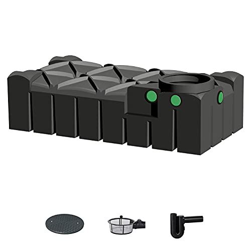 REGENTA Regenwassertank Flachtank Zisterne 1500 Liter Garten inkl. Filter mit Zubehör REGENTA Regenwassertank Flachtank Zisterne 1500 Liter Garten inkl. Filter mit Zubehör von REGENTA