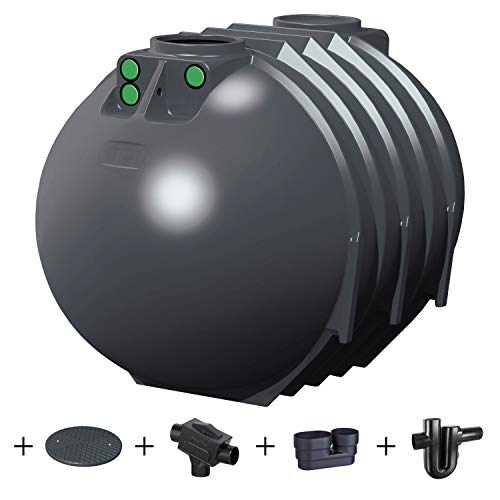 REGENTA Regenwassertank Zisterne 10000 Liter PERFEKT Komplett-Set von REGENTA