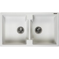 Reginox - Amsterdam 20 Küchenspüle mit Doppelbecken weiß - Weiß von REGINOX