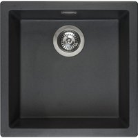 Einbauspüle 460x460 Amsterdam 40 - Küchenspüle mit praktischem Integral-Siebkorbüberlaufventil, Granit anthrazit - Reginox Einbauspüle 460x460 Amsterdam 40 - Küchenspüle mit praktischem Integral-Siebkorbüberlaufventil, Granit anthrazit - Reginox von REGINOX