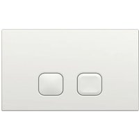Regiplast PLAIN WC-Betätigungsplatte, Doppeltaste, weiß Regiplast PLAIN WC-Betätigungsplatte, Doppeltaste, weiß von REGIPLAST