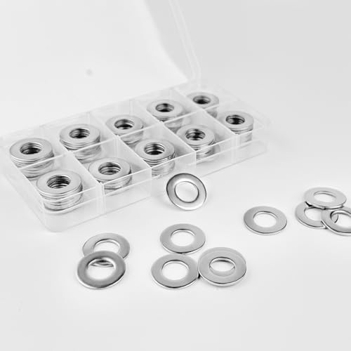 REGIS Unterlegscheiben Beilagscheiben Edelstahl A2-304 V2A, Karosseriescheiben Metallscheiben für Schrauben & Muttern (90, M10*20mm) REGIS Unterlegscheiben Beilagscheiben Edelstahl A2-304 V2A, Karosseriescheiben Metallscheiben für Schrauben & Muttern (90, M10*20mm) von REGIS