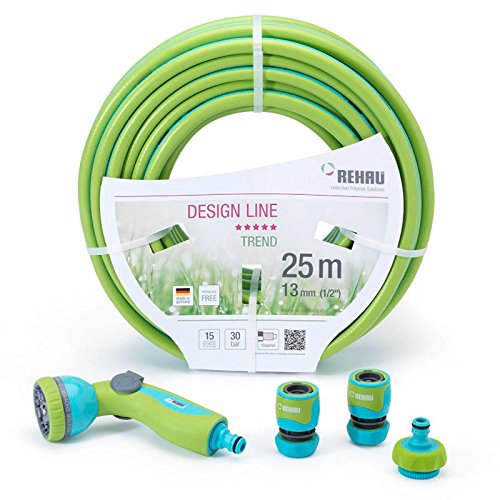 Gartenschlauch/ Wasserschlauch Design-Line 1/2" 25m inkl. Armaturen Gartenschlauch/ Wasserschlauch Design-Line 1/2" 25m inkl. Armaturen von REHAU