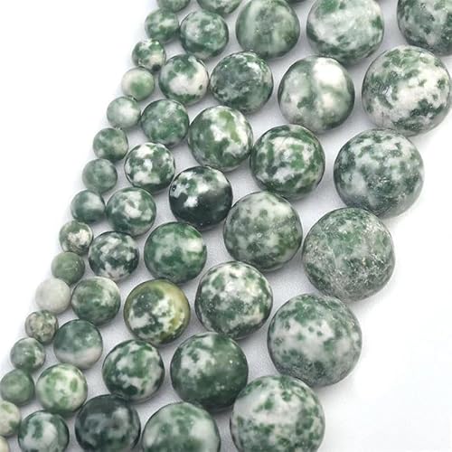 4/6/8/10/12 mm matte Baum-Achat-Perlen, rund, lose Perlen, Edelsteinperlen für DIY-Schmuck von REHJJDFD