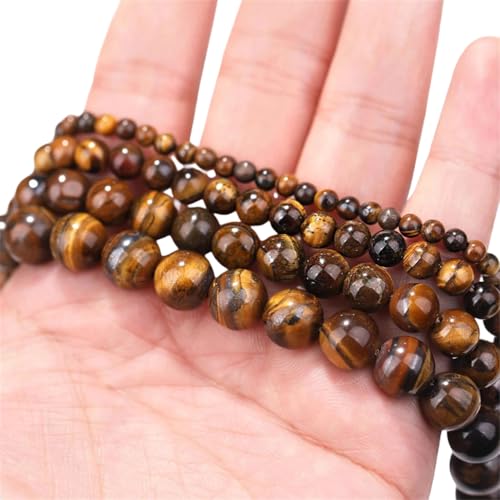 Natürliche runde Perlen, 4/6/8/10 mm – für Schmuck-Perlenzubehör Natürliche runde Perlen, 4/6/8/10 mm – für Schmuck-Perlenzubehör von REHJJDFD