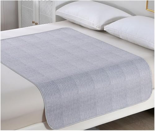 Auslaufsichere Inkontinenzeinlage,Wasserdichte Matratze,Waschbar Wiederverwendbar,Inkontinenzeinlage Für Bettlägerige Patienten,Häusliche Pflege,Sommer Eisseidenmaterial,Coole Design B,100×140cm von REHOOF