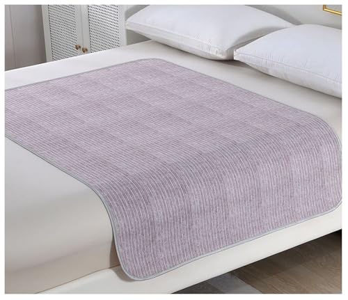 Auslaufsichere Inkontinenzeinlage,Wasserdichte Matratze,Waschbar Wiederverwendbar,Inkontinenzeinlage Für Bettlägerige Patienten,Häusliche Pflege,Sommer Eisseidenmaterial,Coole Design C,120×200cm von REHOOF