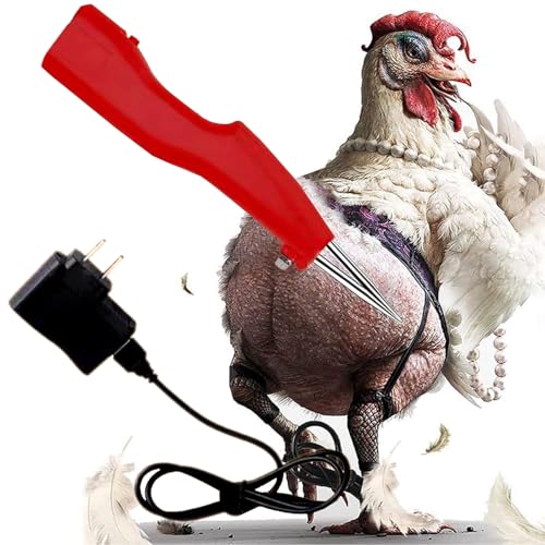 Hühnerrupfmaschine, Elektrischer Geflügelrupf,150W Tragbare Rupfmaschine, Lebensmittelverarbeitung und Kochhelfer Haarzupfwerkzeug für Huhn, Ente, Gans von REHOOF