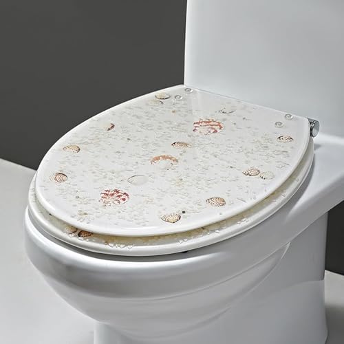 Klodeckel,Toilettendeckel,Toilettensitz Aus Kunstharz,Polyresin Toilettensitz,WC Sitz Mit Absenkautomatik,Transparenter WC-Sitz,Abnehmbarer Mit Schnellverschluss,Für U/V/O-Typ F,42×36CM Klodeckel,Toilettendeckel,Toilettensitz Aus Kunstharz,Polyresin Toilettensitz,WC Sitz Mit Absenkautomatik,Transparenter WC-Sitz,Abnehmbarer Mit Schnellverschluss,Für U/V/O-Typ F,42×36CM von REHOOF