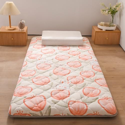 REHOOF Futon-Matratzenauflage, Einzeln Faltbare Japanische Bodenmatratze Tatami-Matratze Aufrollen Tragbare Kinder-Isomatte Für Schlafsaal Floor Lounger Couch Bett Karawane Schlafmatten D,150×190cm REHOOF Futon-Matratzenauflage, Einzeln Faltbare Japanische Bodenmatratze Tatami-Matratze Aufrollen Tragbare Kinder-Isomatte Für Schlafsaal Floor Lounger Couch Bett Karawane Schlafmatten D,150×190cm von REHOOF