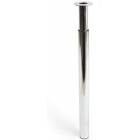 REI - Ausziehbares zylindrisches Stahlbein in glänzendem Chrom-Finish, Mod. 406e. Höhe 71/110cm von REI