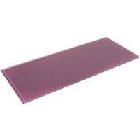 Badezimmerregal aus gehärtetem Glas Dekorativer Stil Aus Kristall Aubergine-Finish Maße 3006120mm Regalstärke: 6 mm 1 Einheit - Aubergine von REI