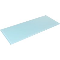 Badezimmerregal aus gehärtetem Glas Dekorativer Stil Aus Kristall Rotguss-Blau-Finish Maße 3006120mm Regalstärke: 6 mm 1 Einheit - Blau Führen von REI