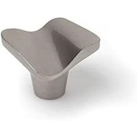 REI - Blister mit 4 Metall-Möbelknöpfen, matt vernickelt mod.749 32x31mm von REI