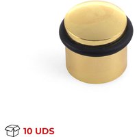 REI - Türstopper Funktionaler Stil Schützt Wände und Türen vor Stößen Hergestellt aus Messing Gold-Finish Maße 272725mm Befestigungssystem 10 von REI