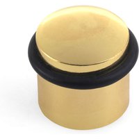 REI - Türstopper Funktionaler Stil Schützt Wände und Türen vor Stößen Hergestellt aus Messing Gold-Finish Maße 272725mm Befestigungssystem 1 Einheit von REI