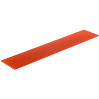 Rechteckiges Regal aus gehärtetem Glas für Badezimmer Dekorativer Stil Aus Kristall Leuchtorange-Finish Maße 6006120mm Regalstärke: 6 mm 1 Einheit von REI