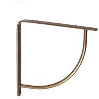 Regalhalterung Dekorativer Stil Aus Stahl Bronze-Finish Maße 20200200mm Verschraubtes Befestigungssystem 1 Einheit - Bronze von REI