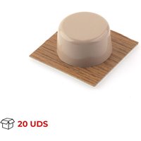 Türstopper Funktionaler Stil Schützt Wände und Türen vor Stößen Aus Kunststoff Beige Ausführung Maße 464620mm Adhäsives Befestigungssystem 20 von REI