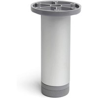 Zylindrisches Aluminiumbein, matt eloxiert, Mod.405, Ø39x15cm König E3/68421 von REI