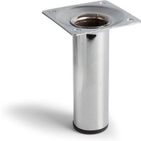 Zylindrisches Stahlbein, glänzende Chromfarbe, Mod. 401g ø3x10cm (2-401g.100.21) REI von REI