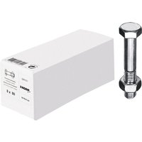 Reidl DIN 601 Sechskantschraube mit Mutter M 16 x 120 4.6 verzinkt farblos Reidl DIN 601 Sechskantschraube mit Mutter M 16 x 120 4.6 verzinkt farblos von REIDL