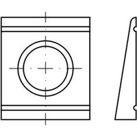 Reidl DIN 6918 Scheiben 21, keilförmig, für HV-Verbindungen an U-Profilen, feuerverzinkt Reidl DIN 6918 Scheiben 21, keilförmig, für HV-Verbindungen an U-Profilen, feuerverzinkt von REIDL