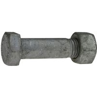 Reidl DIN 7990 Sechskantschraube 16x50mm mit Mutter Stahl 4.6 feuerverzinkt von REIDL