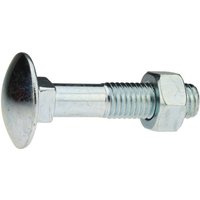 Reidl - din 603 Flachrundschr. Vierkantansatz m 20 x 140 4.6 verzinkt, mit Mutter von REIDL
