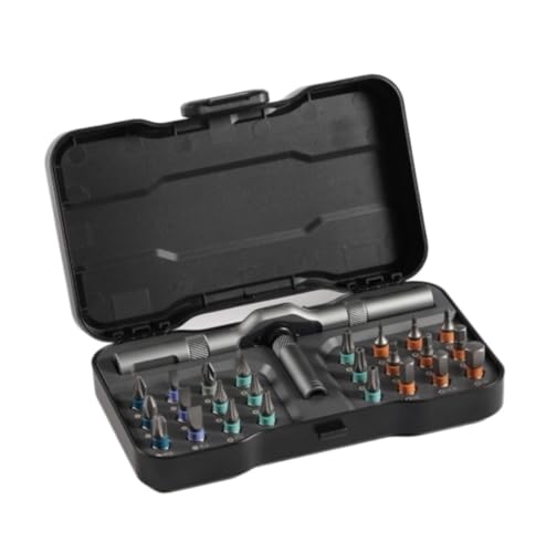 Werkzeugkoffer 24-in-1-Ratschenschraubendreher-Sets, Bit-Ratschenschraubendreher-Reparaturwerkzeug, Mehrzweck-Handbuch-Hardware Werkzeugkasten von REIFOR