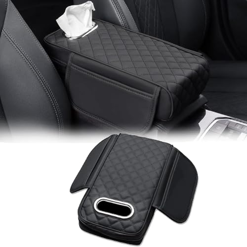 REIJAX Auto Armlehne Mittelkonsole Abdeckung für Land Rover 𝖣iscovery Sport L550 2015-2024, Leder Auto Armlehne Polster, Auto Armlehnenkissen Schutz, Zubehör Innenraum,A von REIJAX