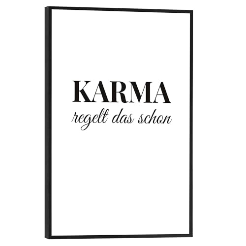 REINDERS Karma Gerahmtes Bild - MDF - 20 x 30 cm - Weiß von REINDERS