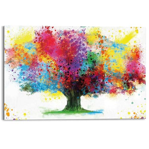 REINDERS Baum Farbig - Wandbild 90 x 60 cm von REINDERS